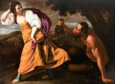 Corisca und der Satyr Artemisia Gentileschi